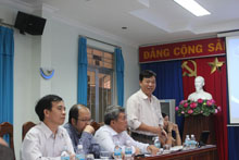 BS Hồ Ngọc Gia- GĐ TTYT huyện Khánh Sơn